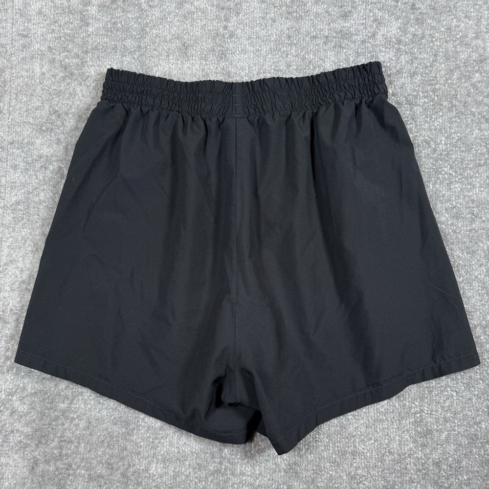 Gymshark High Waisted Woven Shorts Women's Medium Black Athleisure - Picture 2 of 7